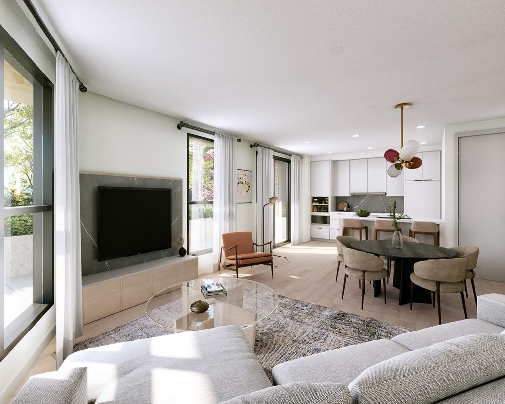 Residences - Living & Kitchen